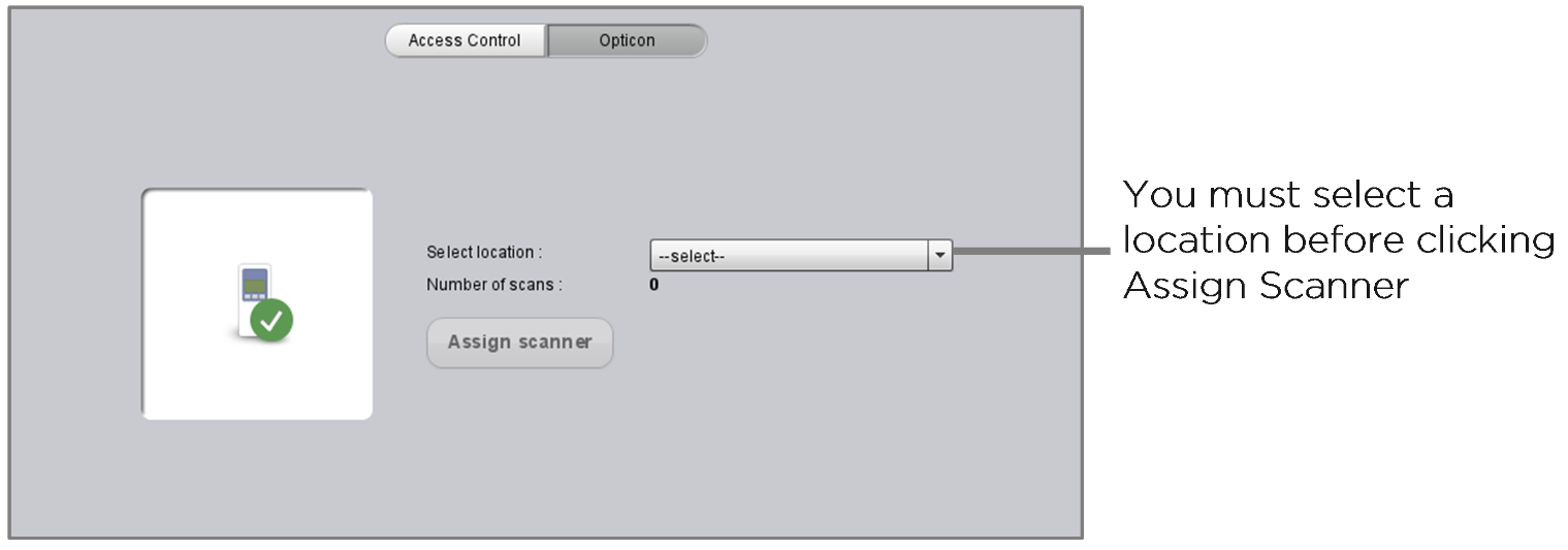 Assign an Opticon scanner (when in Access Control mode) How can we help?
